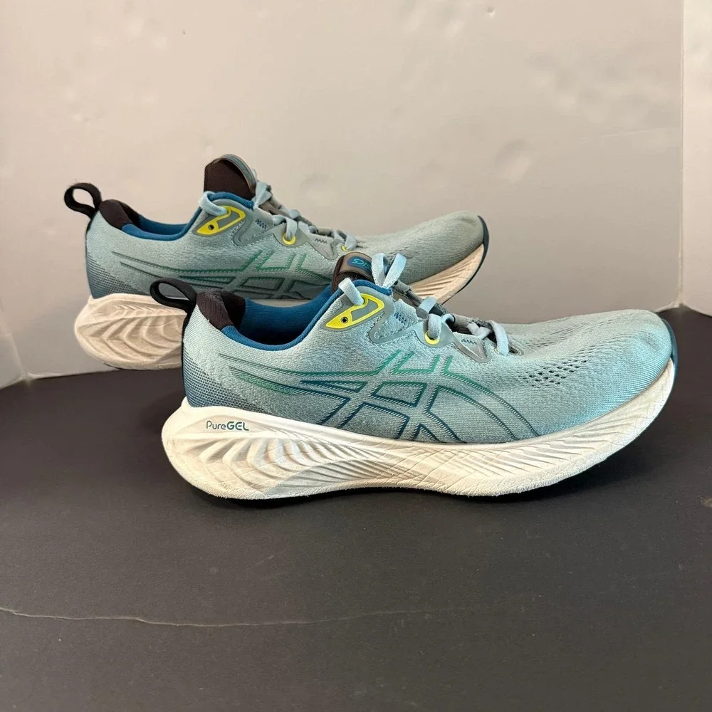 Asics Gel-Nimbus 25 Mens Running Shoes Blue 1011B737 Size 9